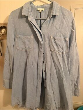 Umgee Light Blue Denim Shirt